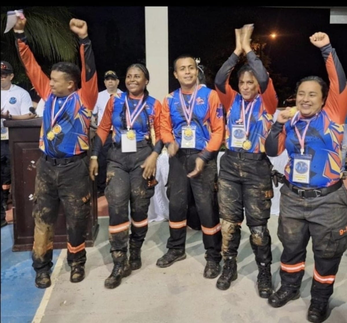 Paramédicos panameños se lucen en campeonato de destrezas en Veraguas