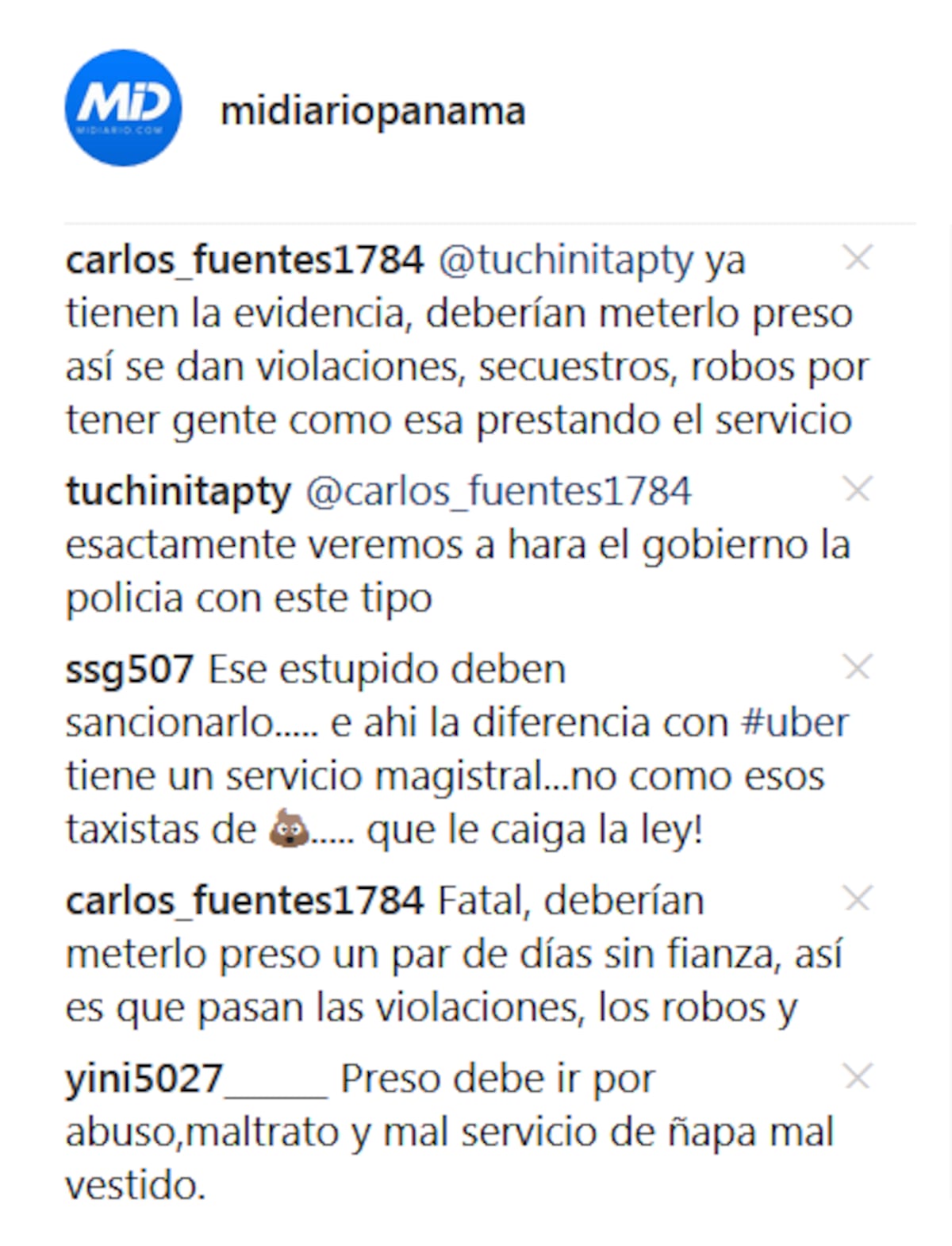 Taxista se molesta con pasajera por cuestionarle por qué se desviaba de la ruta