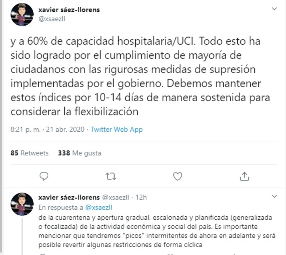 Doctor Sáez Llorens advierte sobre levantamiento de cuarentena. ‘La amenaza persiste’