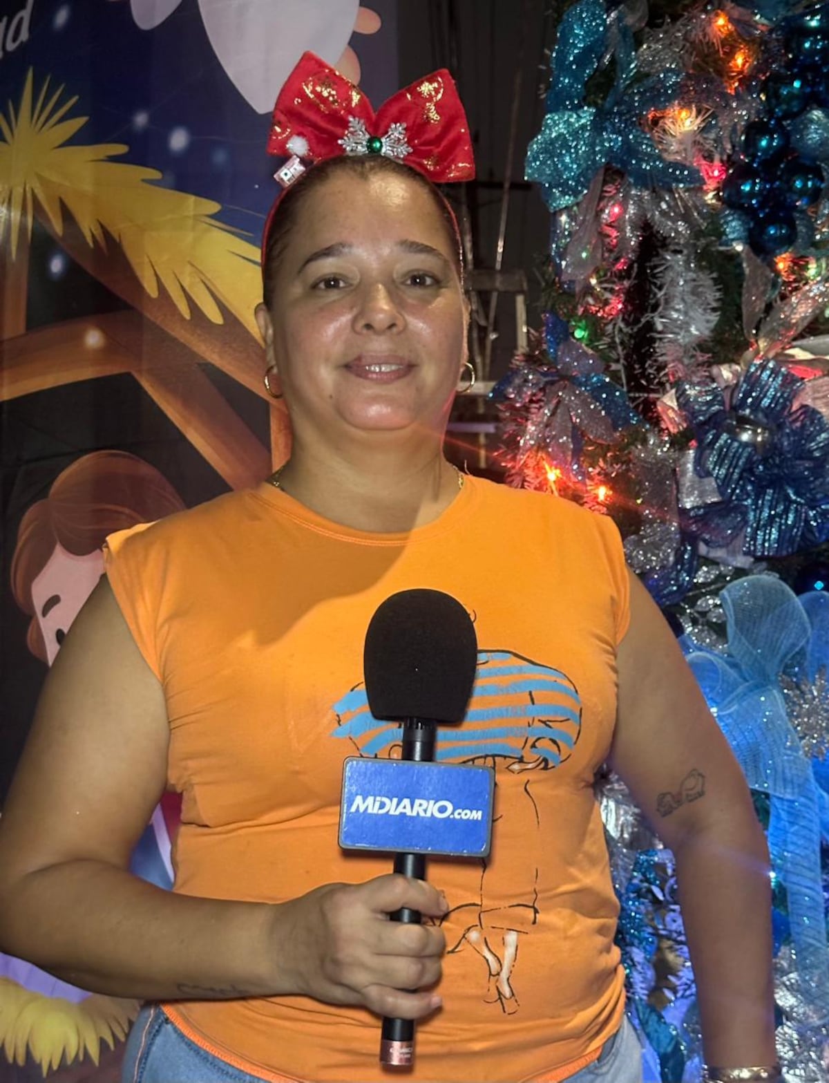 Vecinos de Villa Guadalupe mantienen viva la tradición con la encendida del arbolito