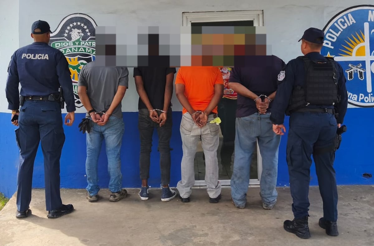 Denuncia permite capturar a cuatro personas en bodega de Felipillo