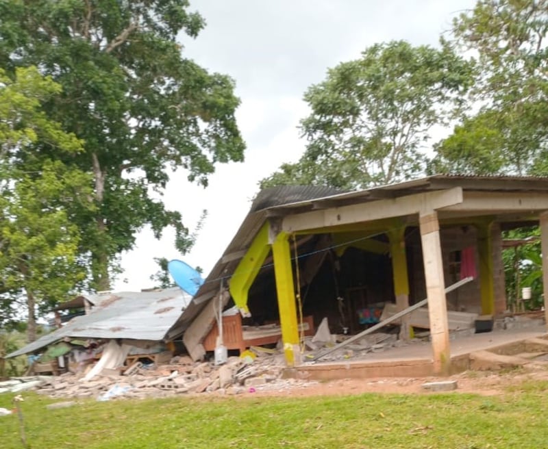 Terremoto en Panamá: Damnificados en Las Pipas de Los Pozos de Herrera quedaron aislados y piden auxilio