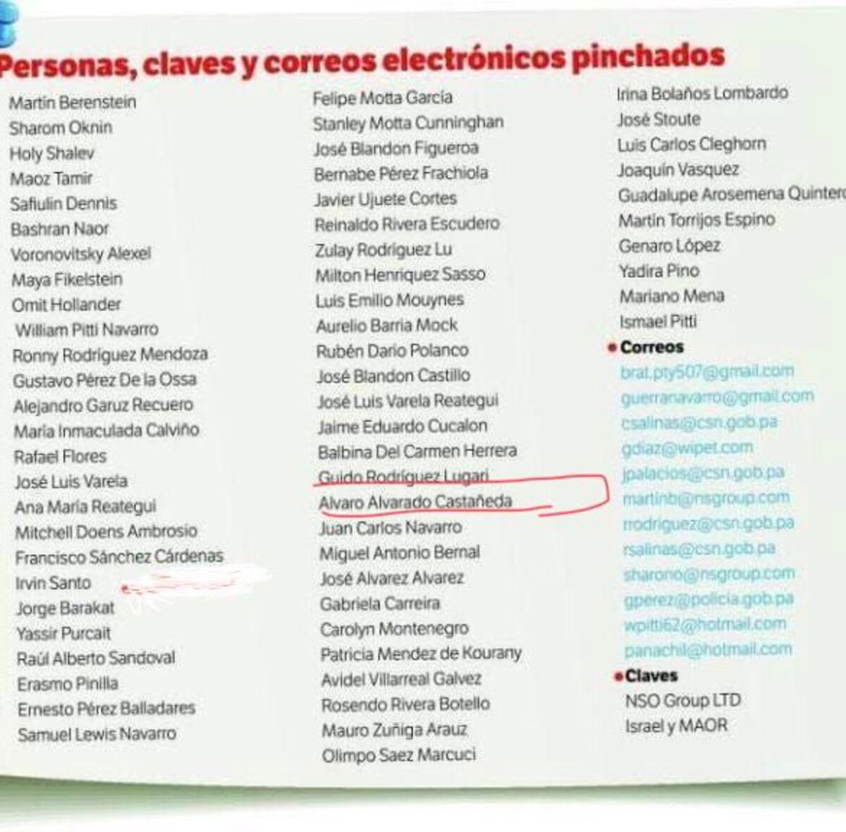 Álvaro analiza querellar a Martinelli.'También espiaba a Famanía y a Atenógenes