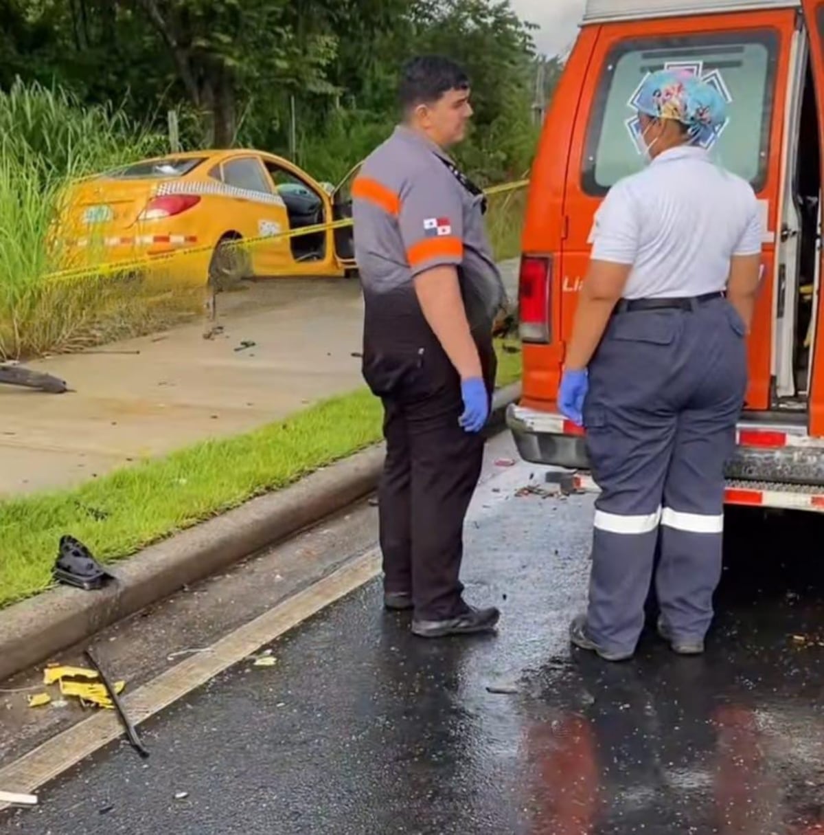 Taxista Muere en Fatal Accidente en la avenida José Agustín Arango