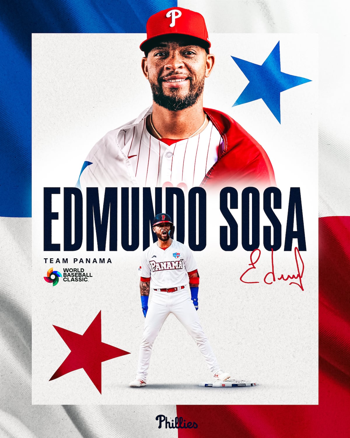 Edmundo Sosa afila el guante y el bate para una temporada clave