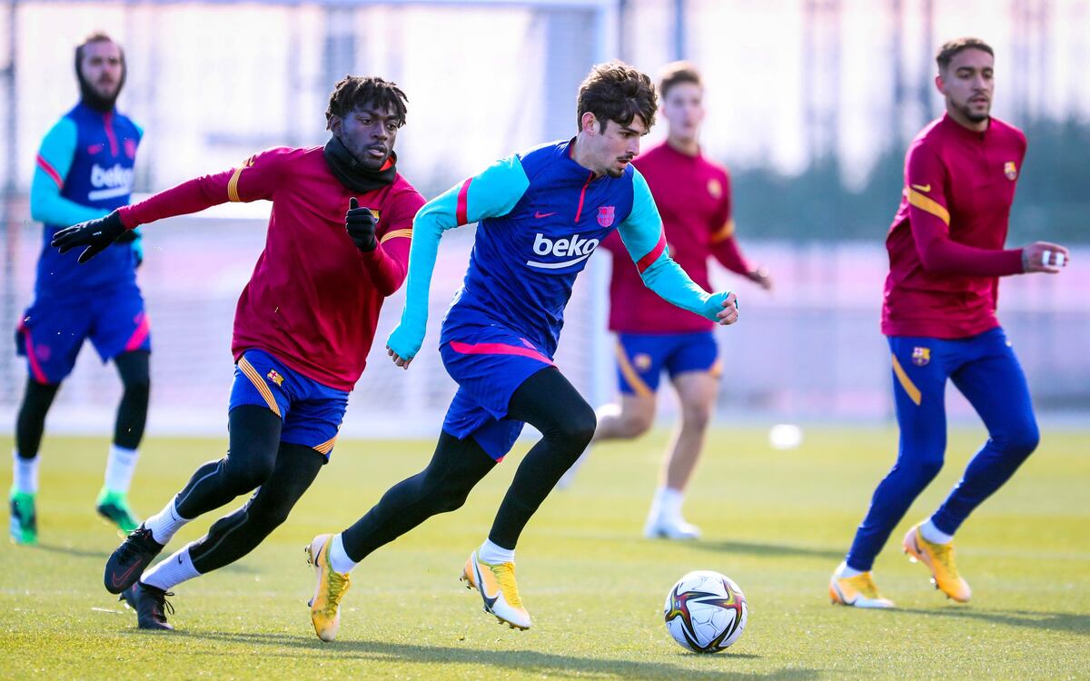 Sigue en suspenso. Messi se entrena aparte y es duda para la final de Supercopa Española