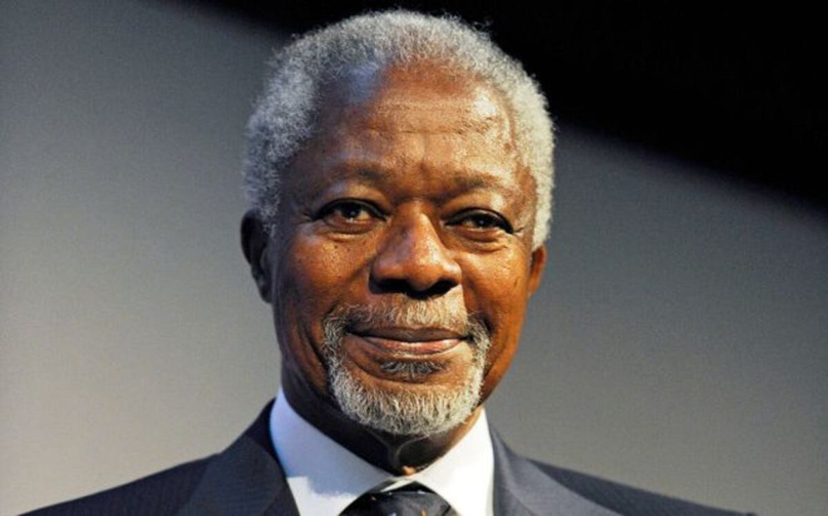 Fallece el ex secretario general de la ONU y nobel de la Paz Kofi Annan