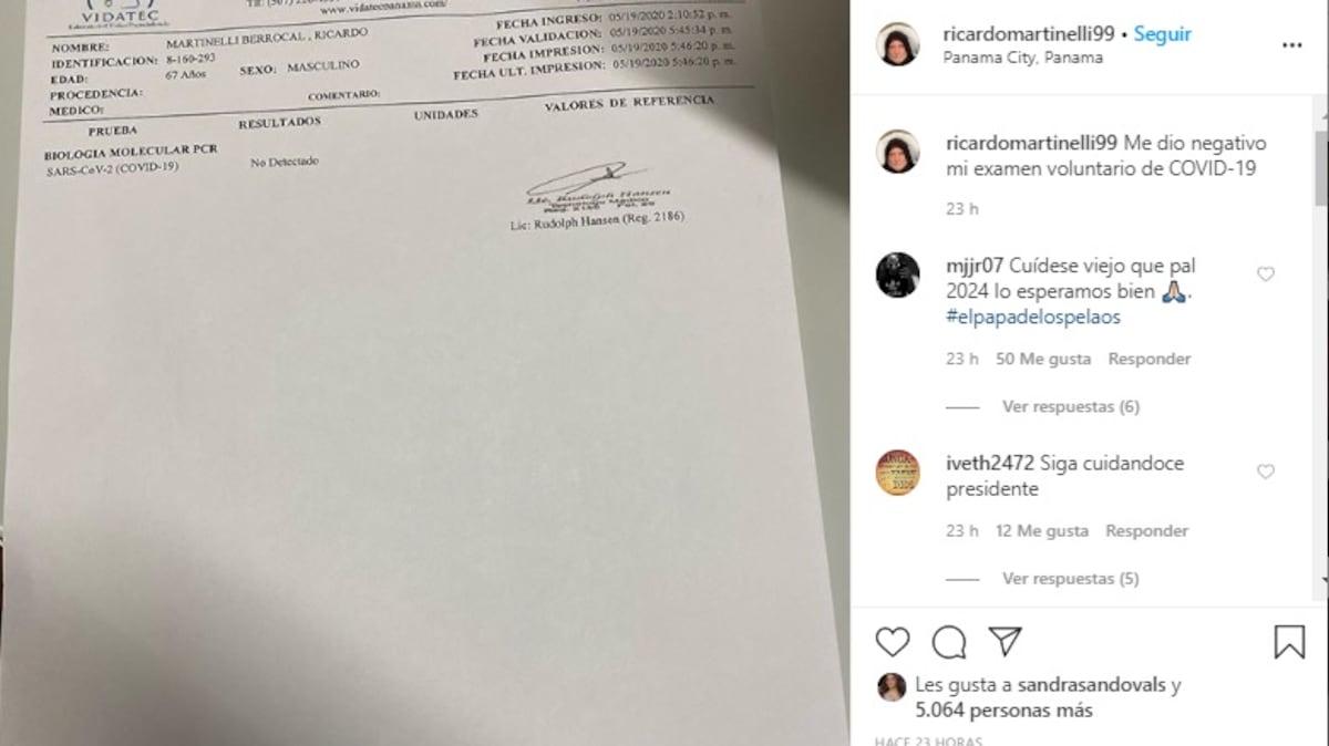 Martinelli se hace la prueba del coronavirus. Además, recibe una ‘bomba’. Video