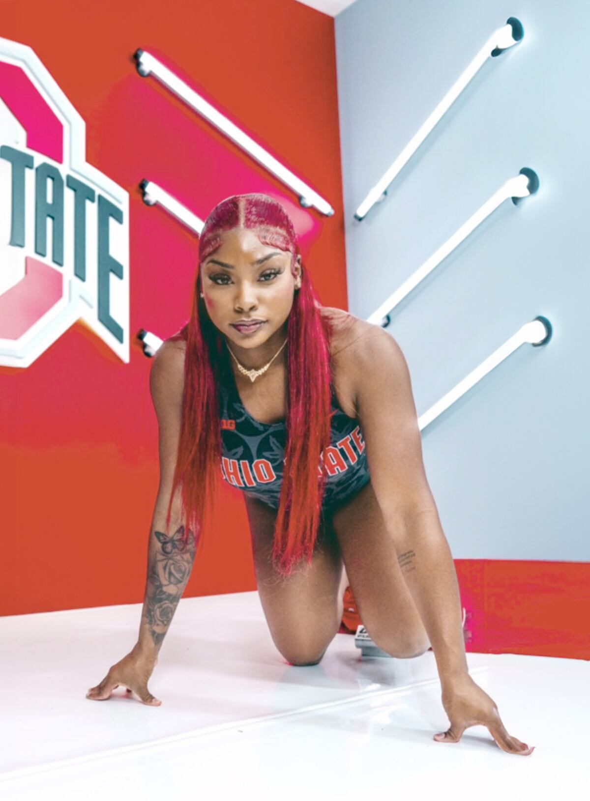 Skyler Franklin, la nueva estrella del atletismo deslumbra con su velocidad en los 400 metros