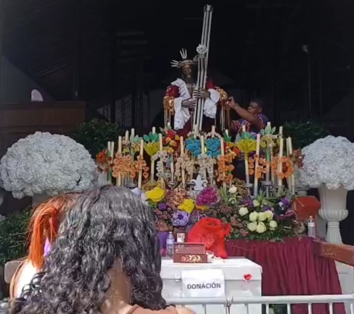 Muchos rindieron devoción al Cristo Negro de Portobelo