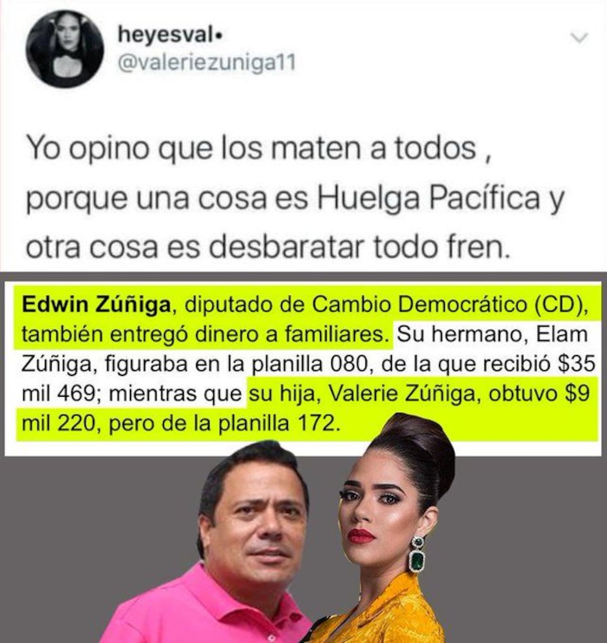 Pidió que los mataran a todos. Las redes explotan por un supuesto comentario de la hija de un diputado. Video