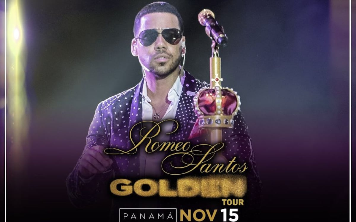 Cambian fecha del concierto de Romeo Santos en Panamá