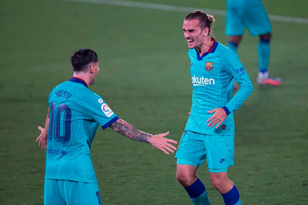 Alerta blaugrana. Una lesión en el cuádriceps pone en duda para el final de LaLiga a Griezmann