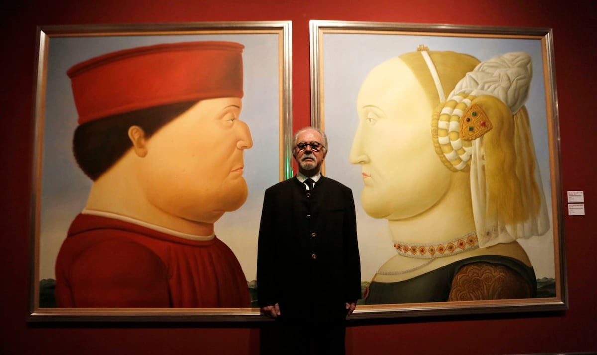 Exponen obras de Fernando Botero en Roma