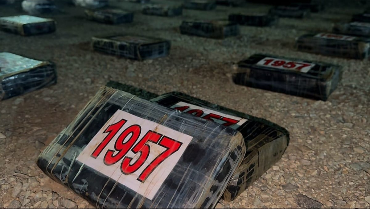 Caen 4 bandidos con 37 paquetes de presunta droga y armas en Chepo