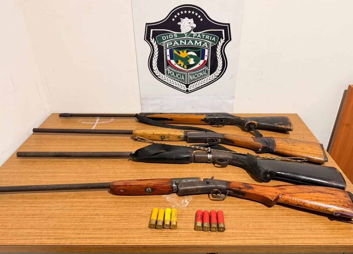 VÍDEO | Les encontraron de todo: Tres aprehendidos y seis armas decomisadas tras operativos en Veraguas y área comarcal