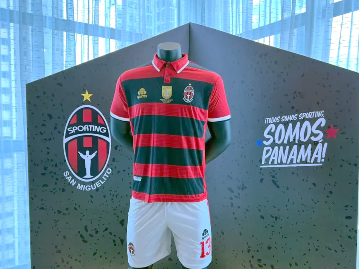 ¡La pasión se viste de gala! Sporting San Miguelito lanza camiseta especial para enfrentar al Inter Miami de Messi
