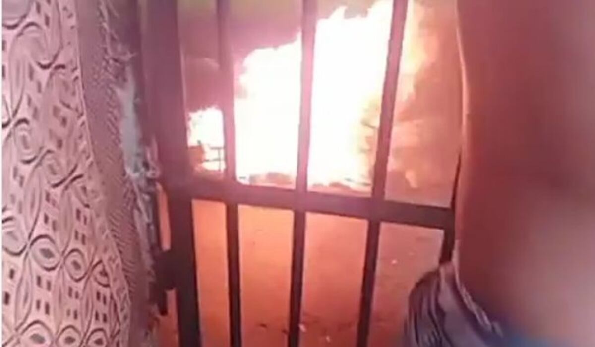 Reos incendian colchones dentro del penal en Santiago