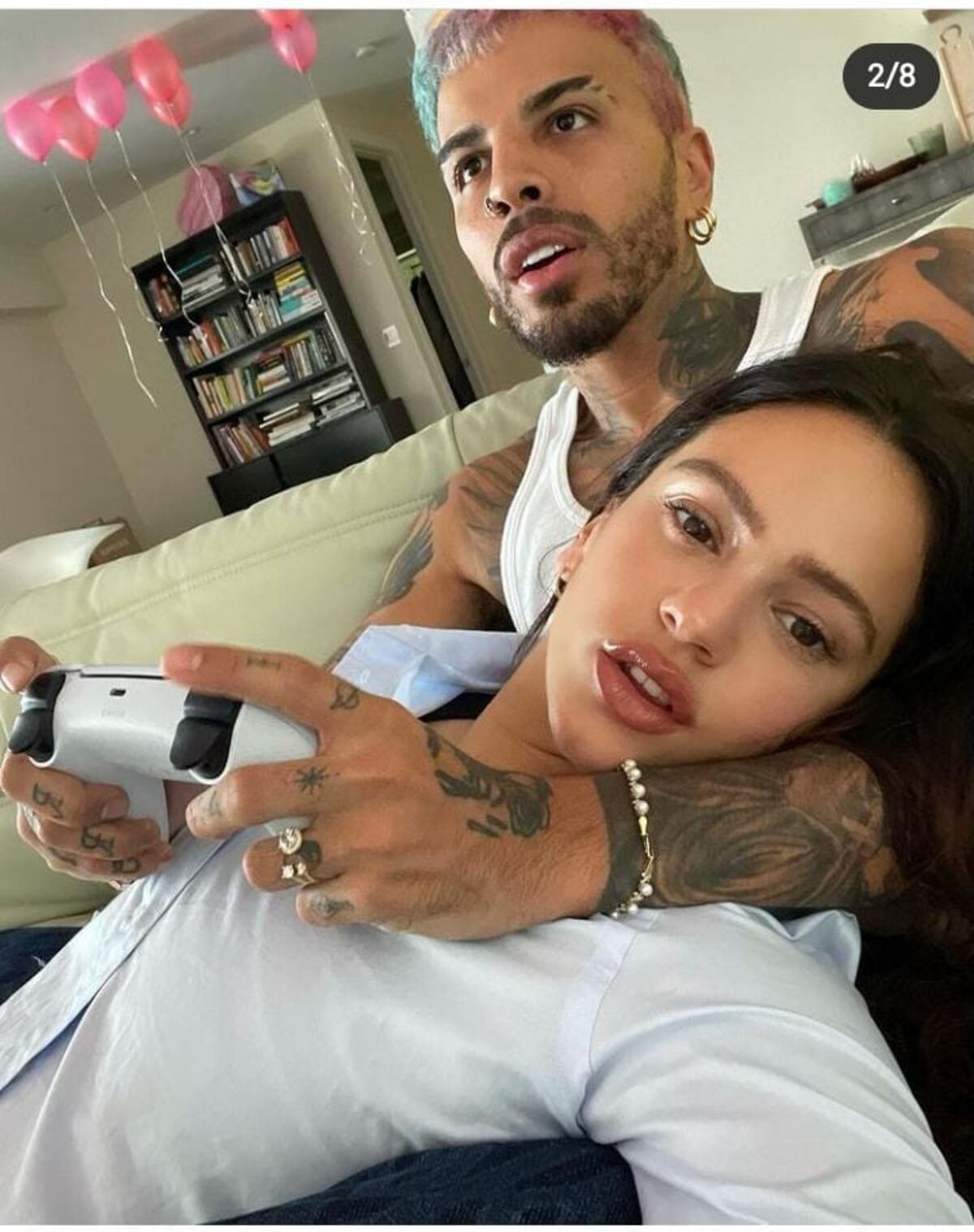 La Rosalía confirma ‘juju’ con Rauw Alejandro +Fotos