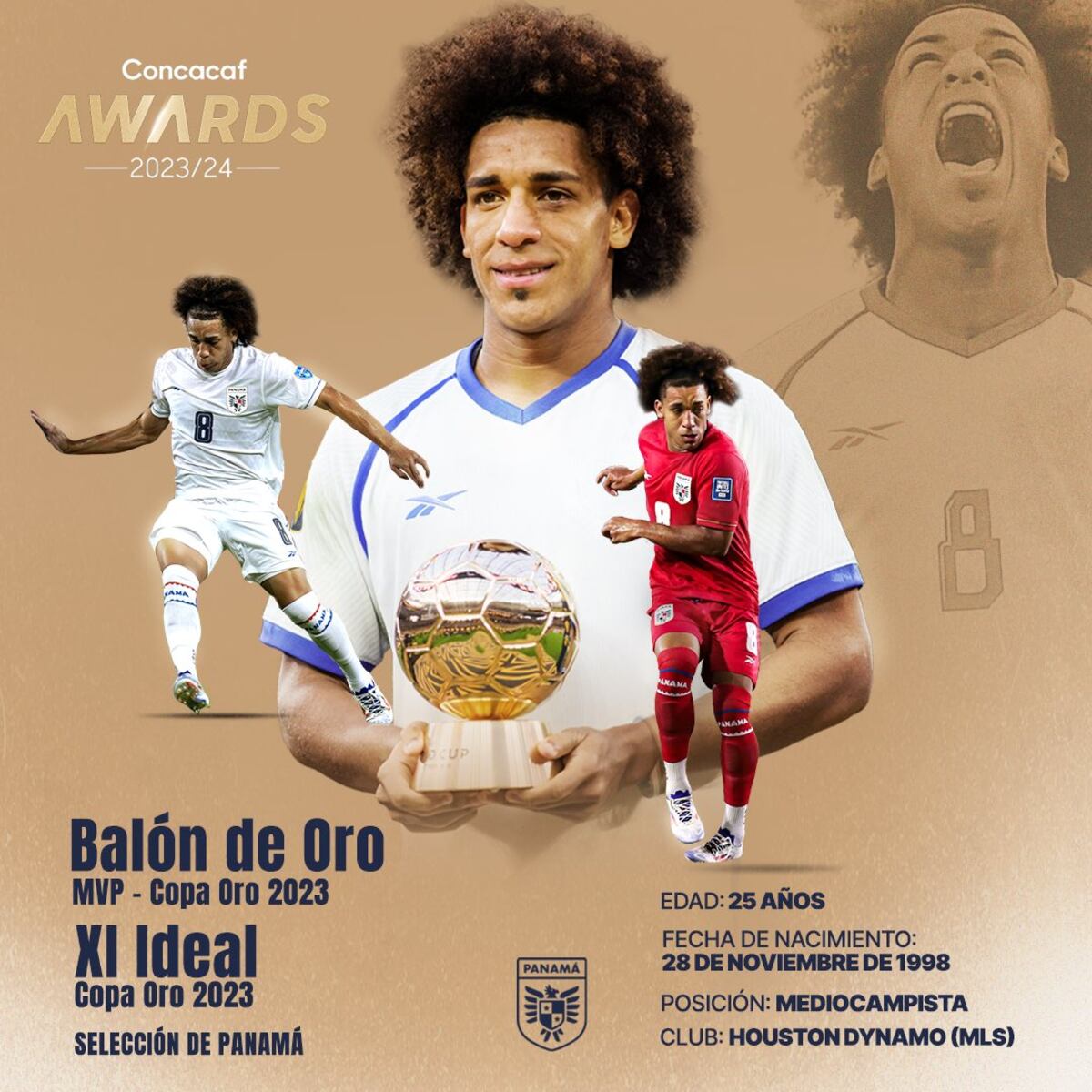 ¡Adalberto Carrasquilla hace historia! Primer panameño Jugador del Año en Concacaf 