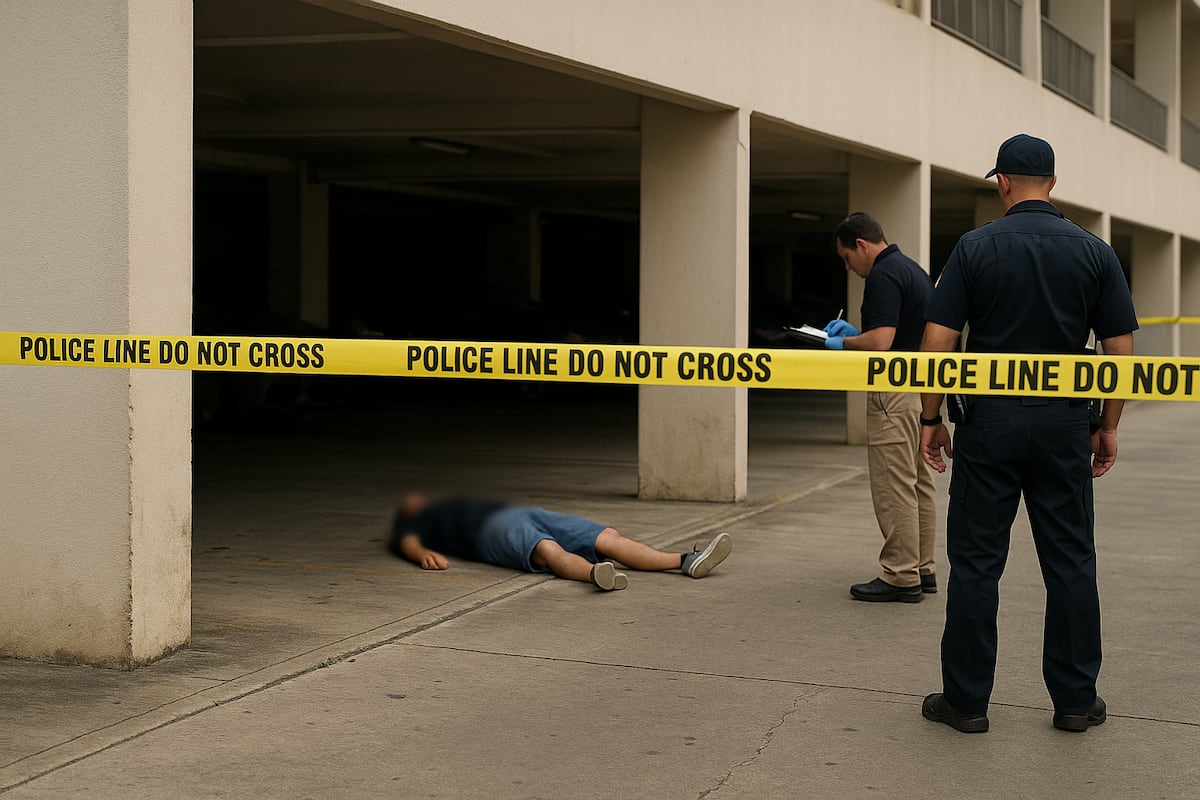 Bella Vista amaneció con misterio: hallan cuerpo en estacionamientos