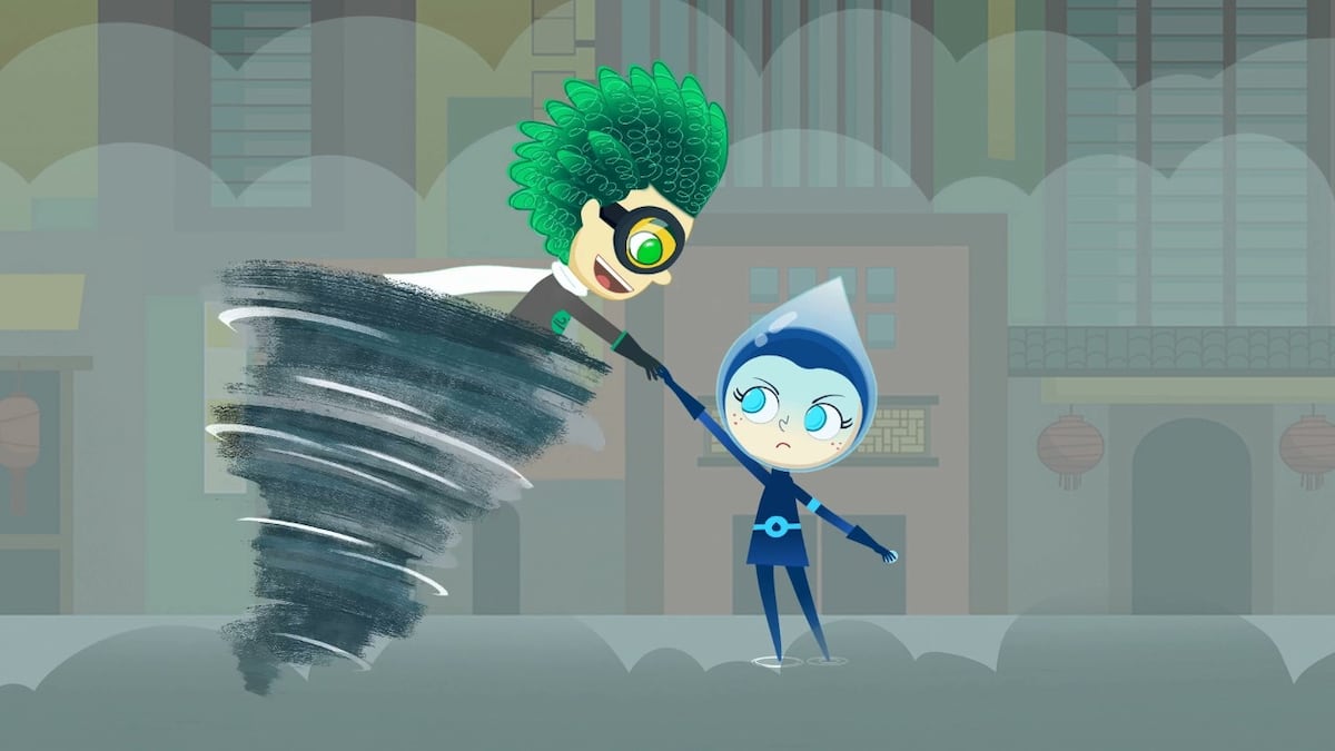 Están listos para divertirse salvando al mundo. Meteo Héroes la serie que busca crear conciencia sobre el clima