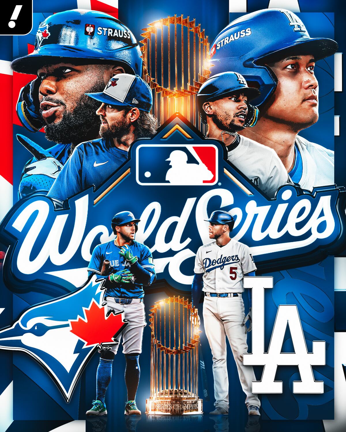 ¡Batalla de Gigantes! Dodgers y Blue Jays se enfrentan en una Serie Mundial cargada de tensión y orgullo