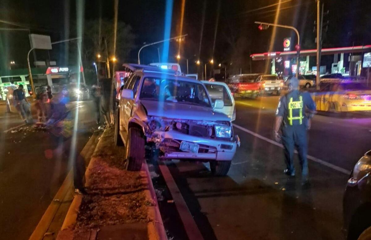 Mujer salió disparada del vehículo en un accidente en Chiriquí