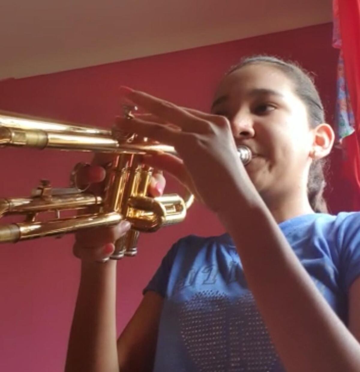 El semillero de músicos de la Policía Nacional enseña sus conocimientos a través de clases virtuales | Video 