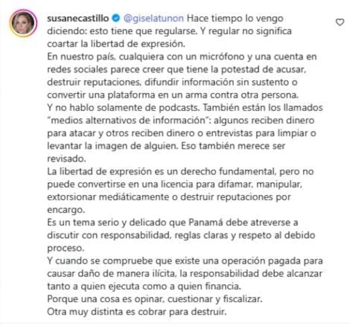 ¿Hace falta ser PERIODISTA para informar? La discusión que puso a opinar a Gisela Tuñón, Álvaro Alvarado, Susan Elizabeth y otros comunicadores