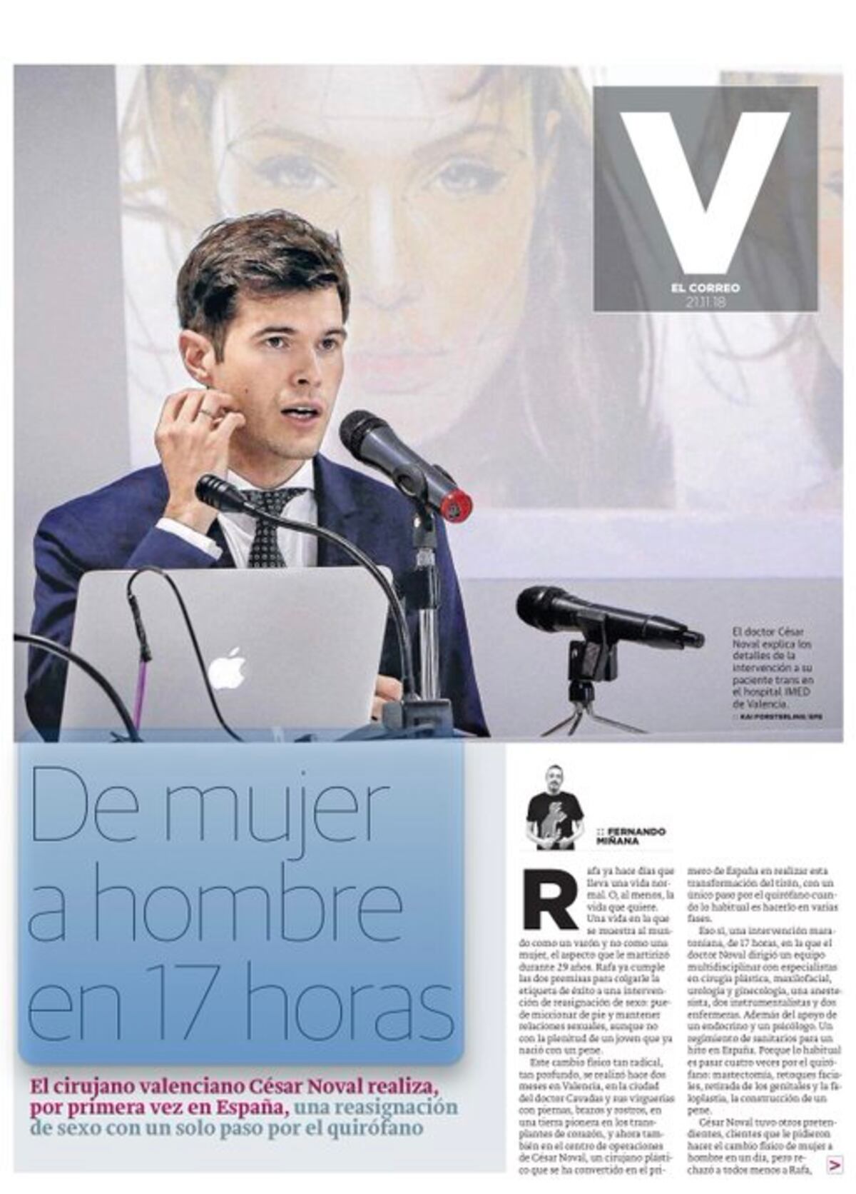 Árbitro de La Liga hace cirugía de cambio de sexo que duró 17 horas