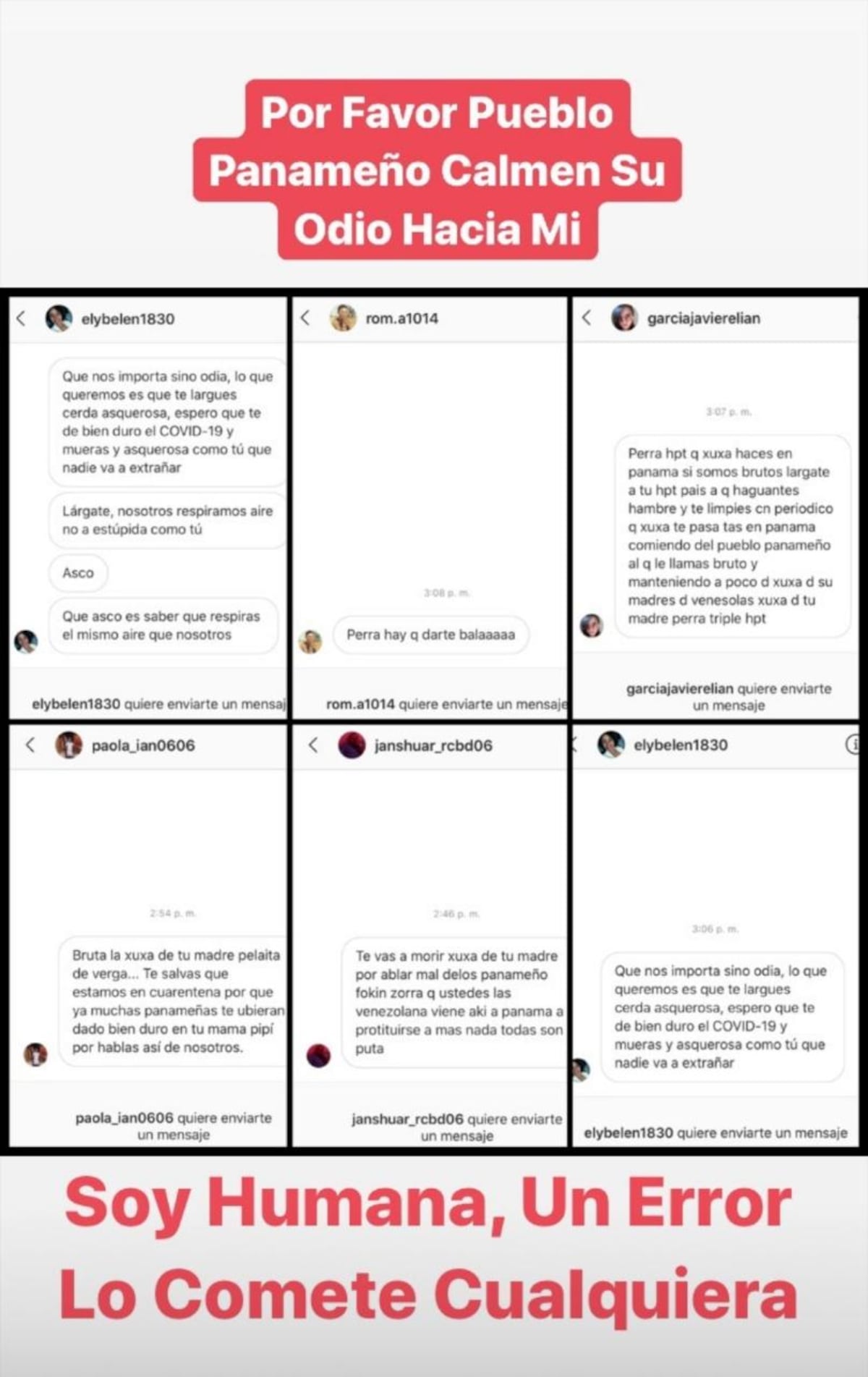 La amenazan de muerte. ‘Chama’ que le gusta el dólar pide disculpas (Video y fotos)