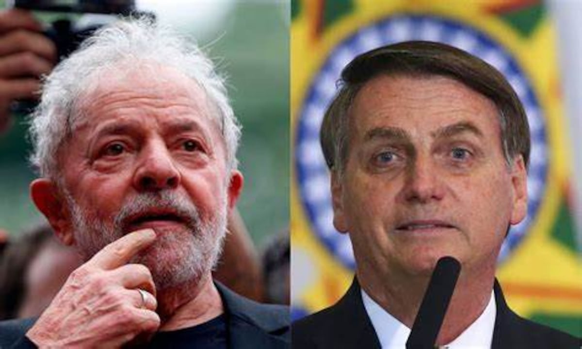 Expectativa en Brasil por el primer cara a cara de Jair Bolsonaro y Lula da Silva en el debate electoral