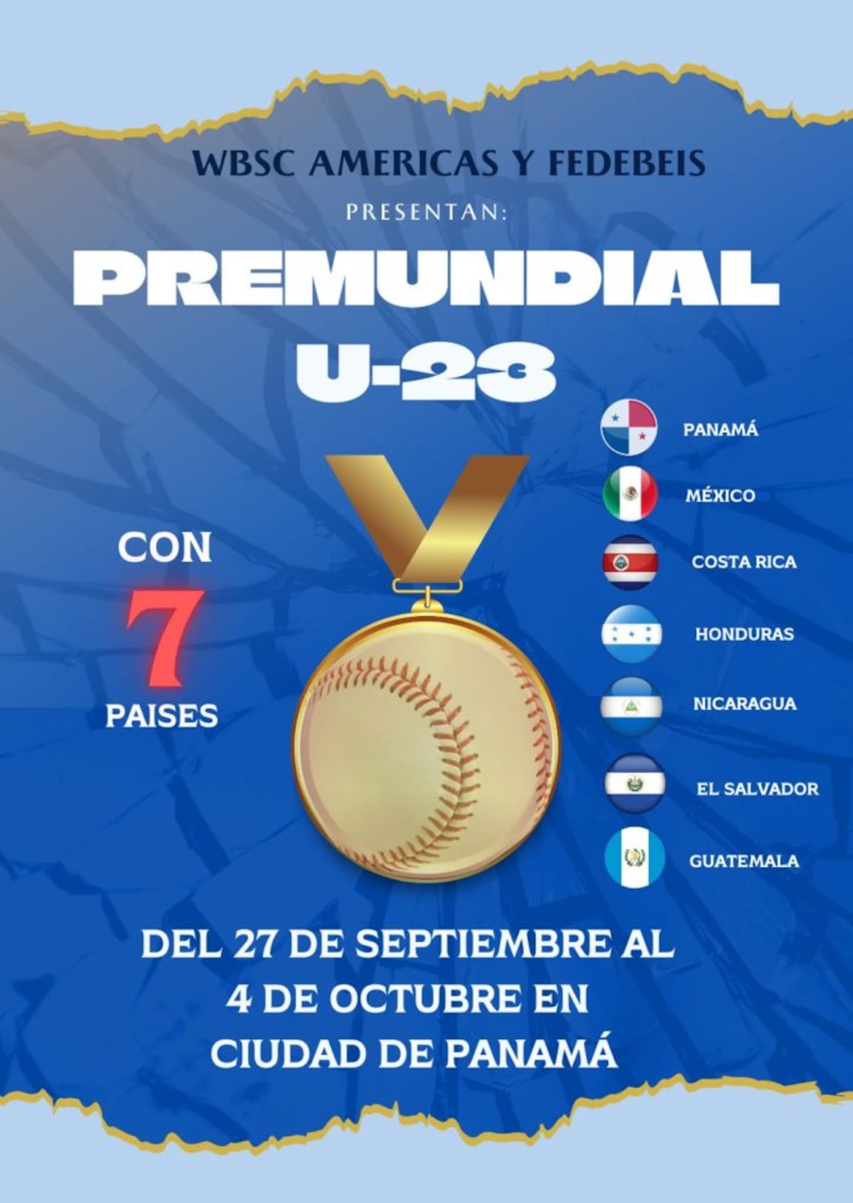 ¡Se juega en casa! Panamá será sede de la eliminatoria al Mundial U23 de béisbol