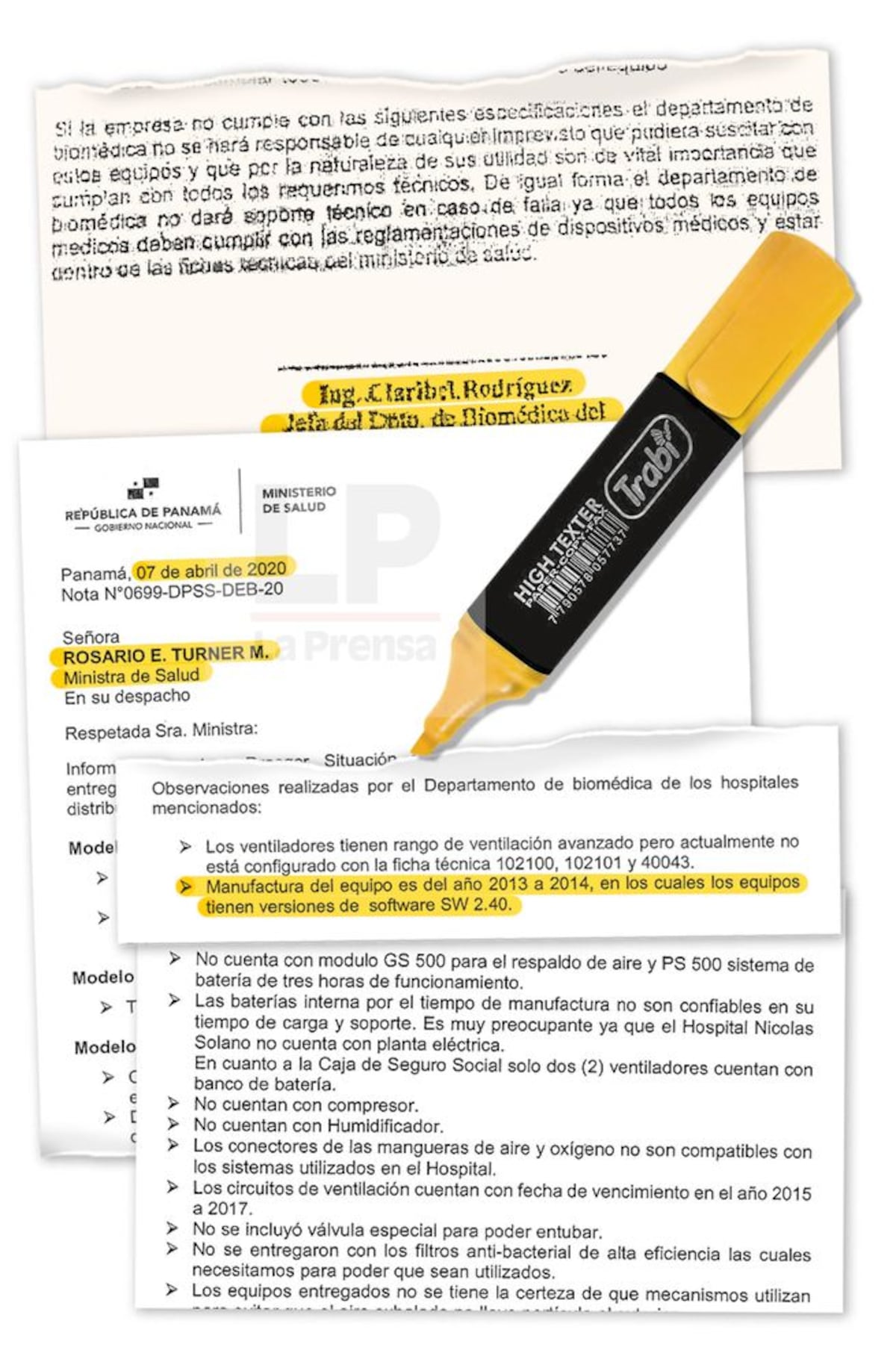 Costosos ventiladores viejos llegaron a cuatro hospitales públicos por órdenes de la Presidencia para ser utilizados con pacientes de la covid-19