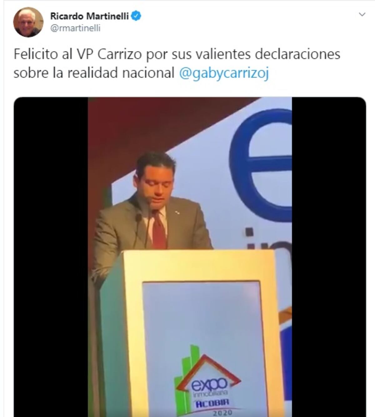 ¿Qué es lo que es? Martinelli elogia a adversario político y vuelve a agitar las redes. Video