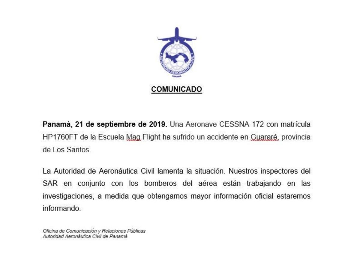 Dos muertos tras estrellarse una avioneta. Hay una sobreviviente. Video