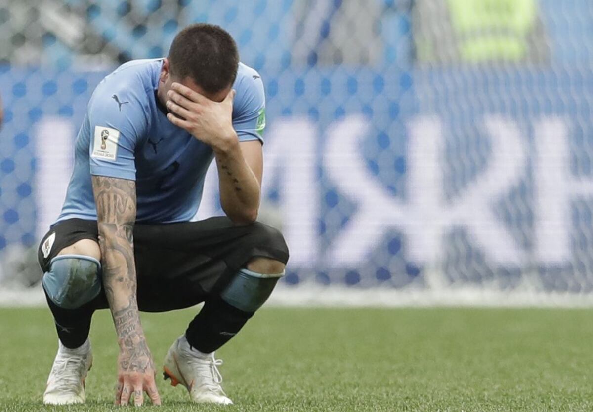 Las lágrimas de Giménez conmueven a toda Uruguay