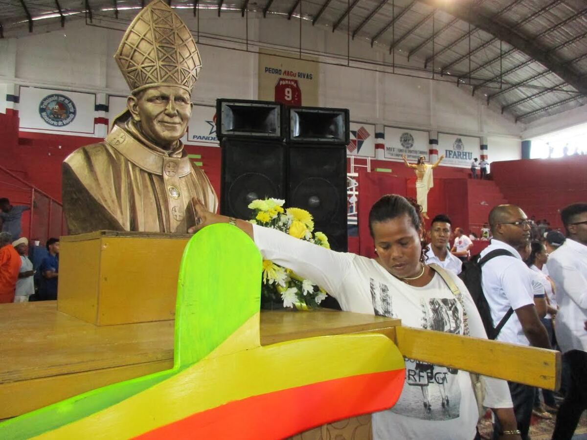 POR LA PAZ EN LA COSTA ATLÁNTICA. Llegan a Colón los símbolos de la JMJ  2019