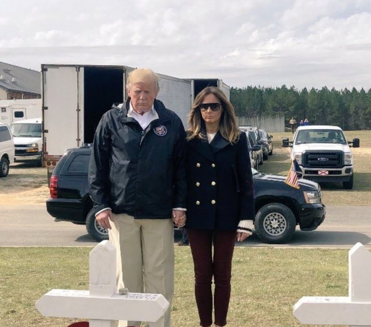 Aseguran que Melania Trump usa una doble para las apariciones públicas