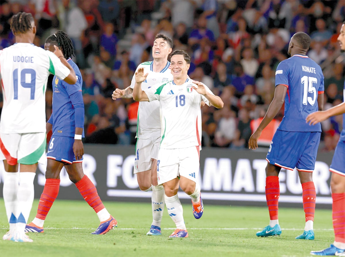 ¡Arrivederci! Francia sucumbe ante Italia en la Nations League 