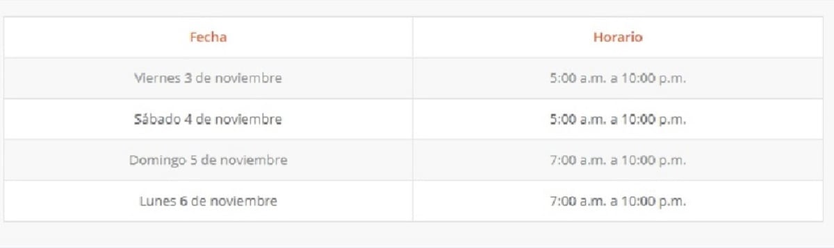 ¡ATENCIÓN! Publican los horarios del Metro de Panamá en fiestas patrias