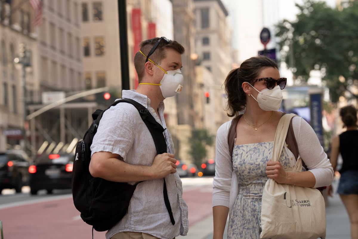Humo de incendios asfixia ciudades de Norteamérica