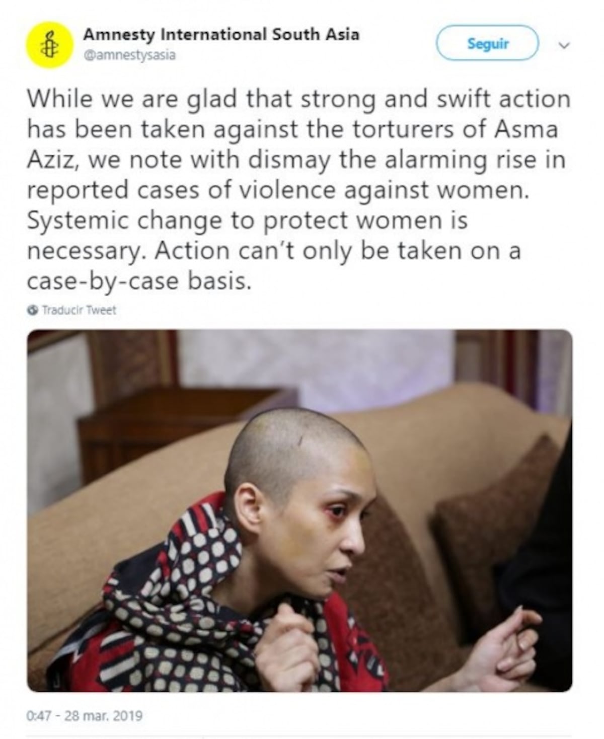 Hombre rapa a su esposa por no querer bailar con él