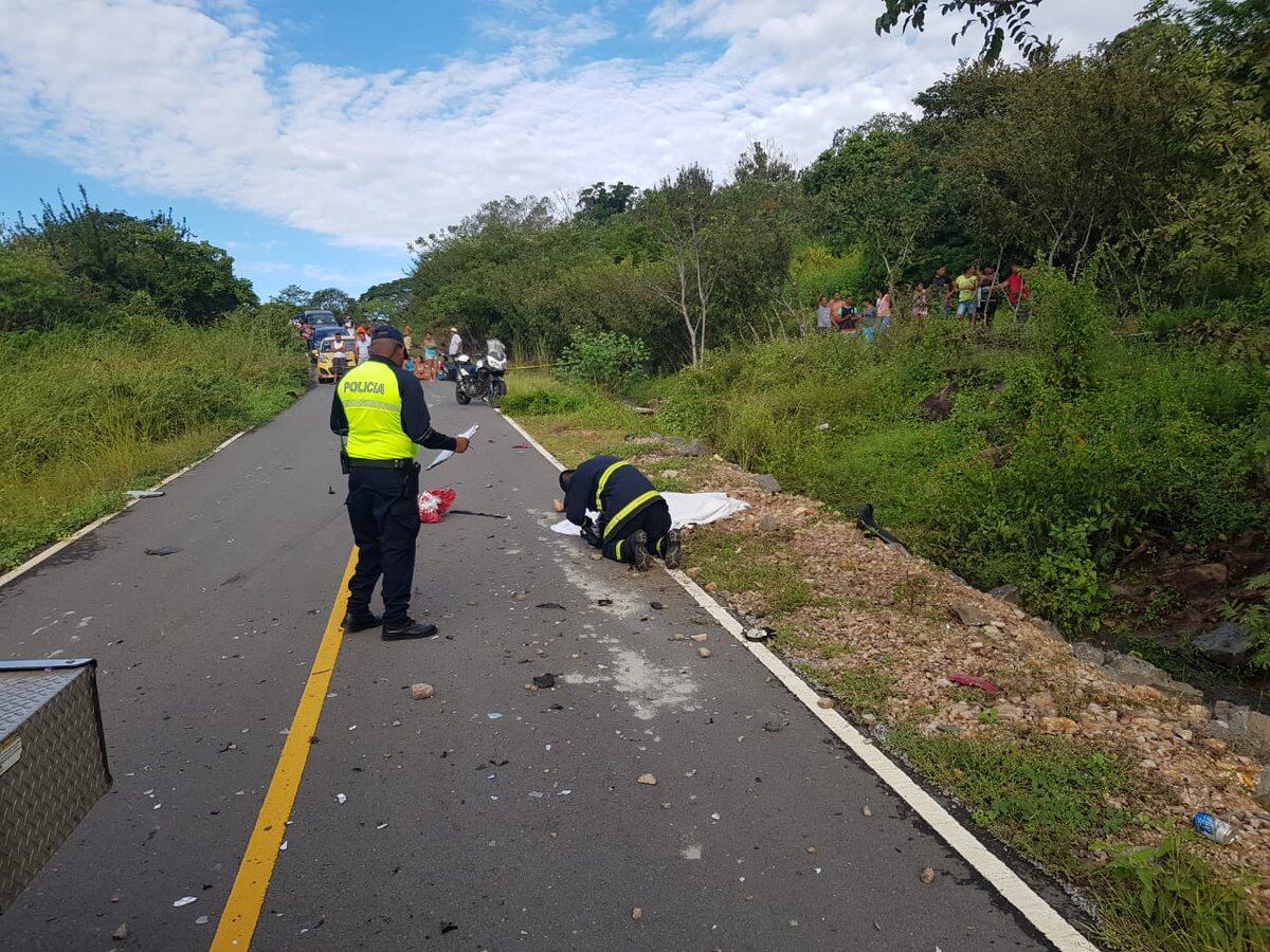 Otro accidente en Coclé. Un muerto y cinco heridos en Guzmán de Natá