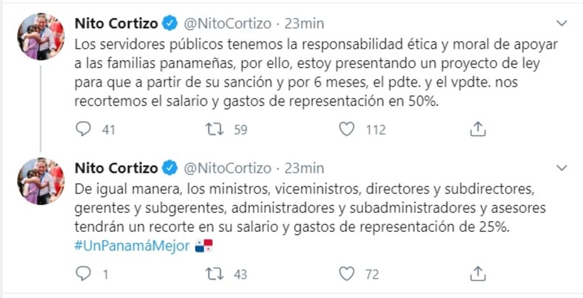 Ahora sí, habrá reducción de salarios en el Gobierno, anunció Nito, tras tres meses de crisis