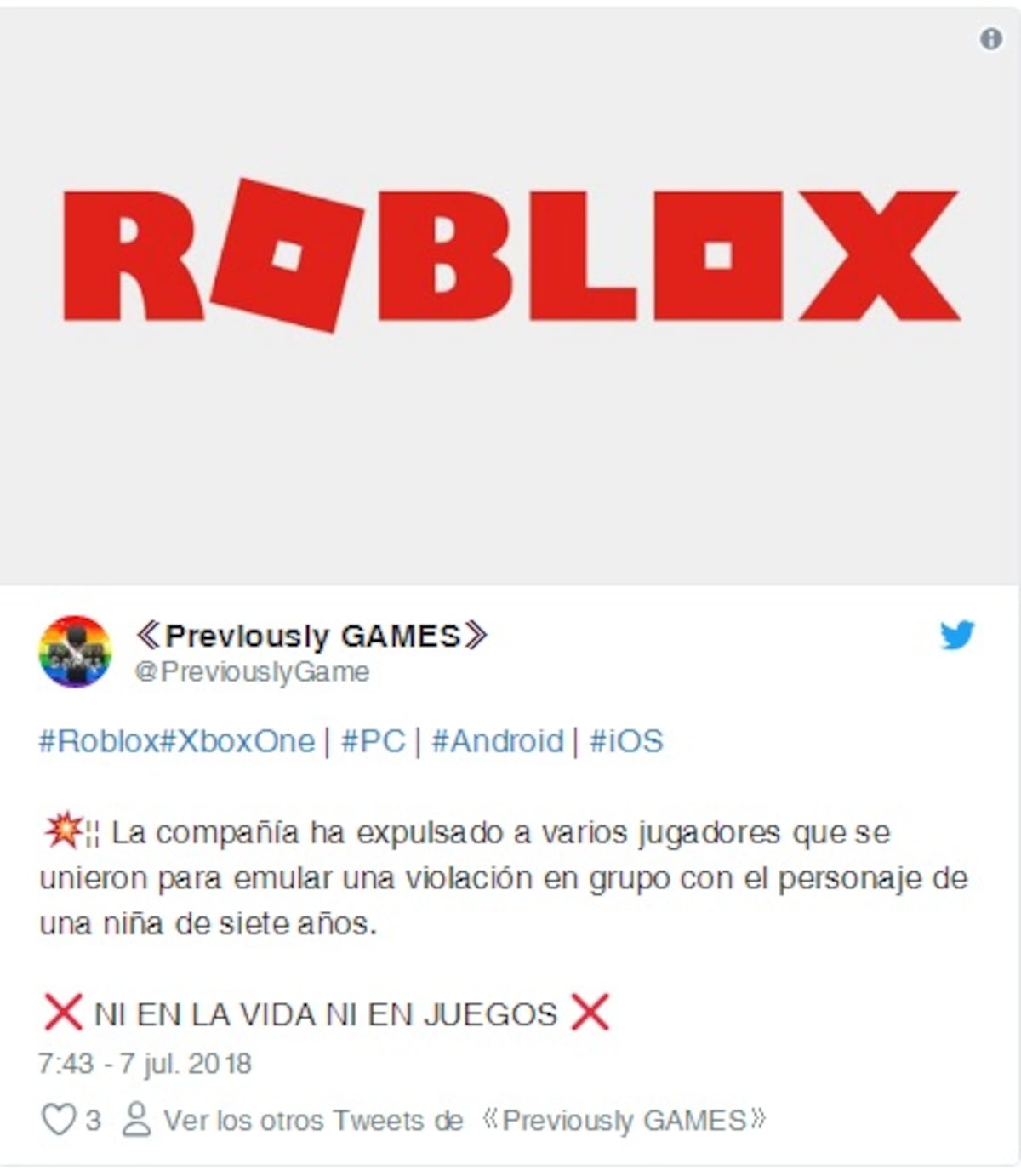 Hasta en los juegos. Madre denuncia la violación del avatar de su hija de 7 años