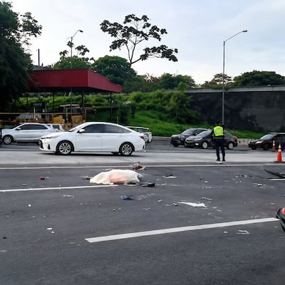 Horror en la autopista Arraiján-La Chorrera: cuerpo quedó sobre la vía tras el impacto +VIDEO