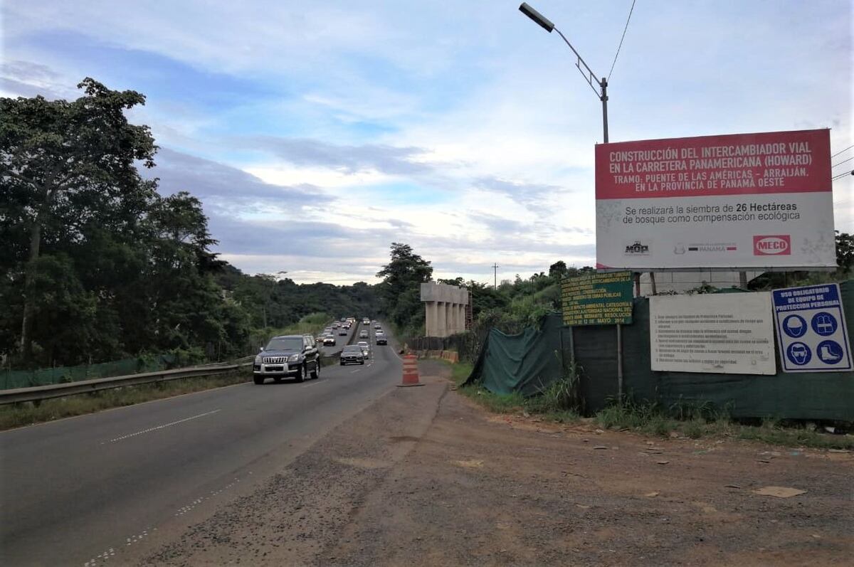 Atención. MOP cerrará tramo de la Panamericana en Arraiján
