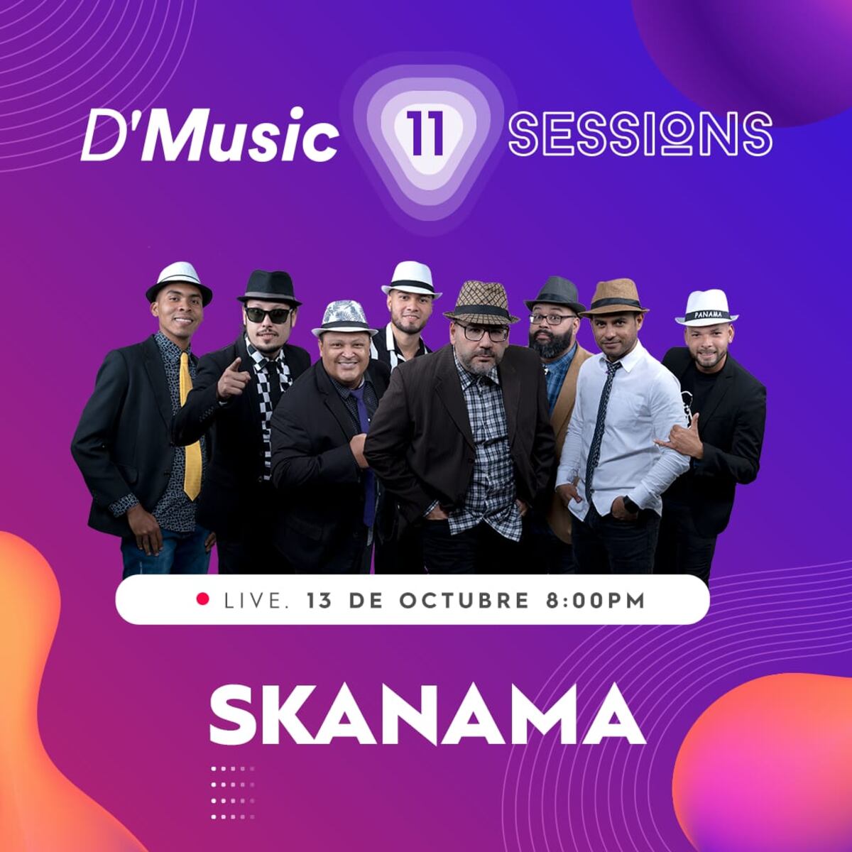 Un octubre lleno de rock.  Tres agrupaciones panameñas exponen su talento en el D Music Sessions